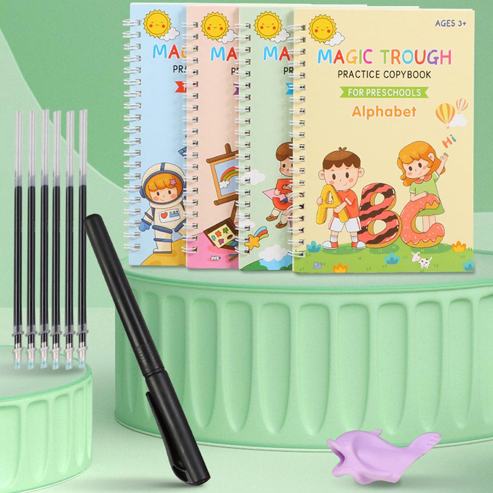 Learning Workbook Preschool - Sihirli Pratik Çalışma Kitabı Çocuklar İçin