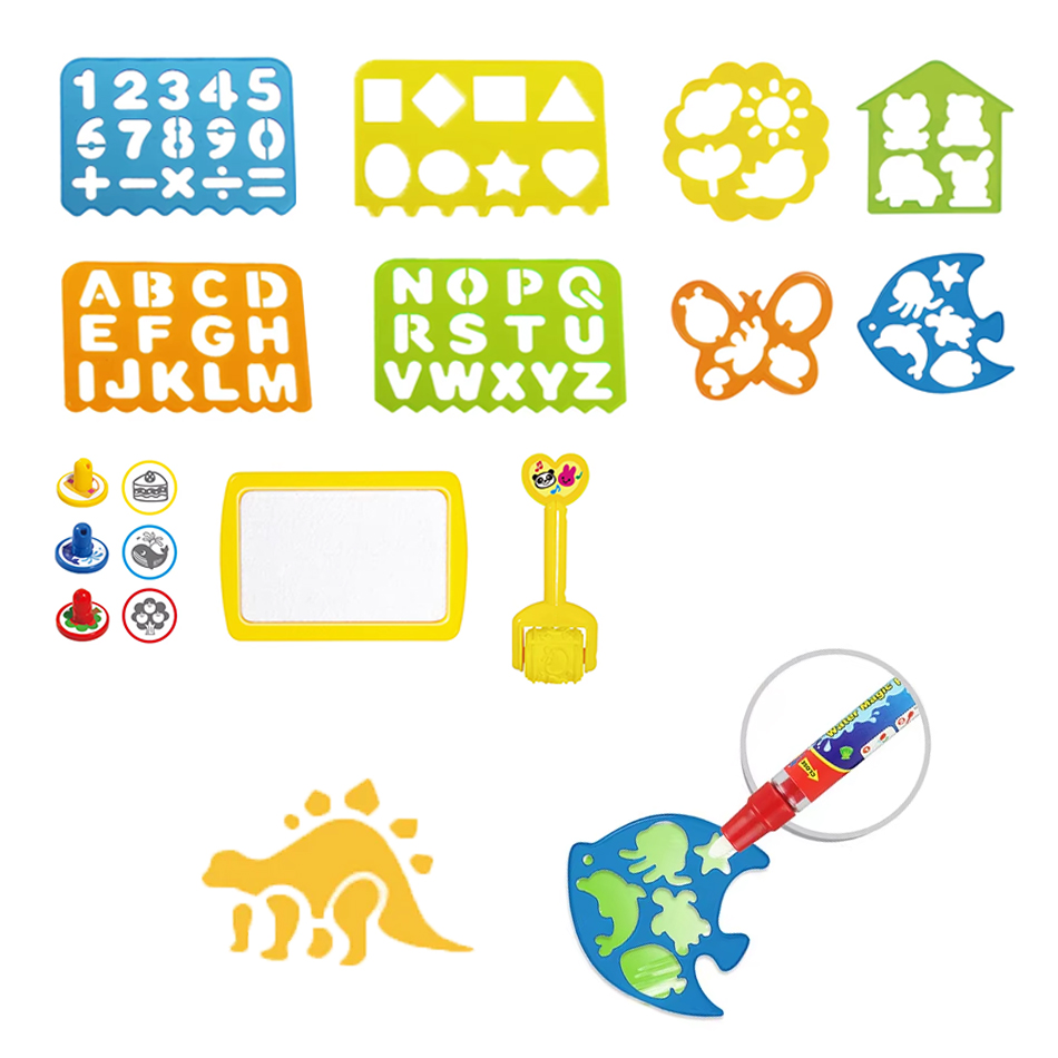 Kids Education Template - Sihirli su çizim matı aksesuarları rulo