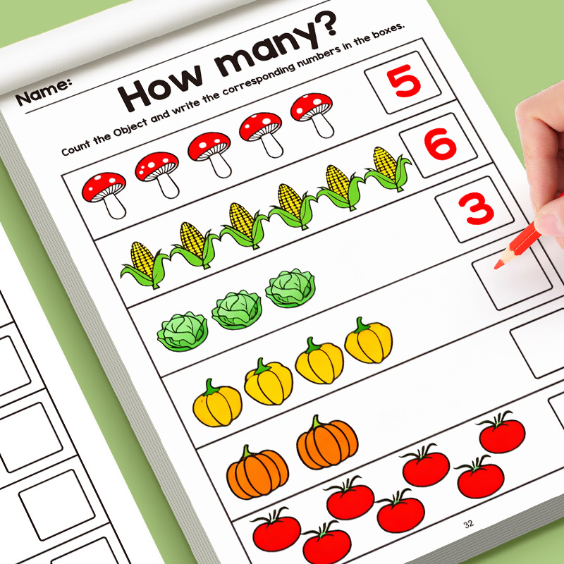 32 Sayfalık Resimli Matematik  - Learning Workbook Preschool incelemesi ve fiyatı