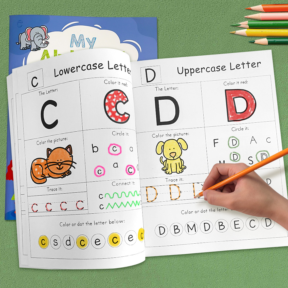 54 Sayfa Harfler A-Z Alfabe Ph - Learning Workbook Preschool incelemesi ve fiyatı