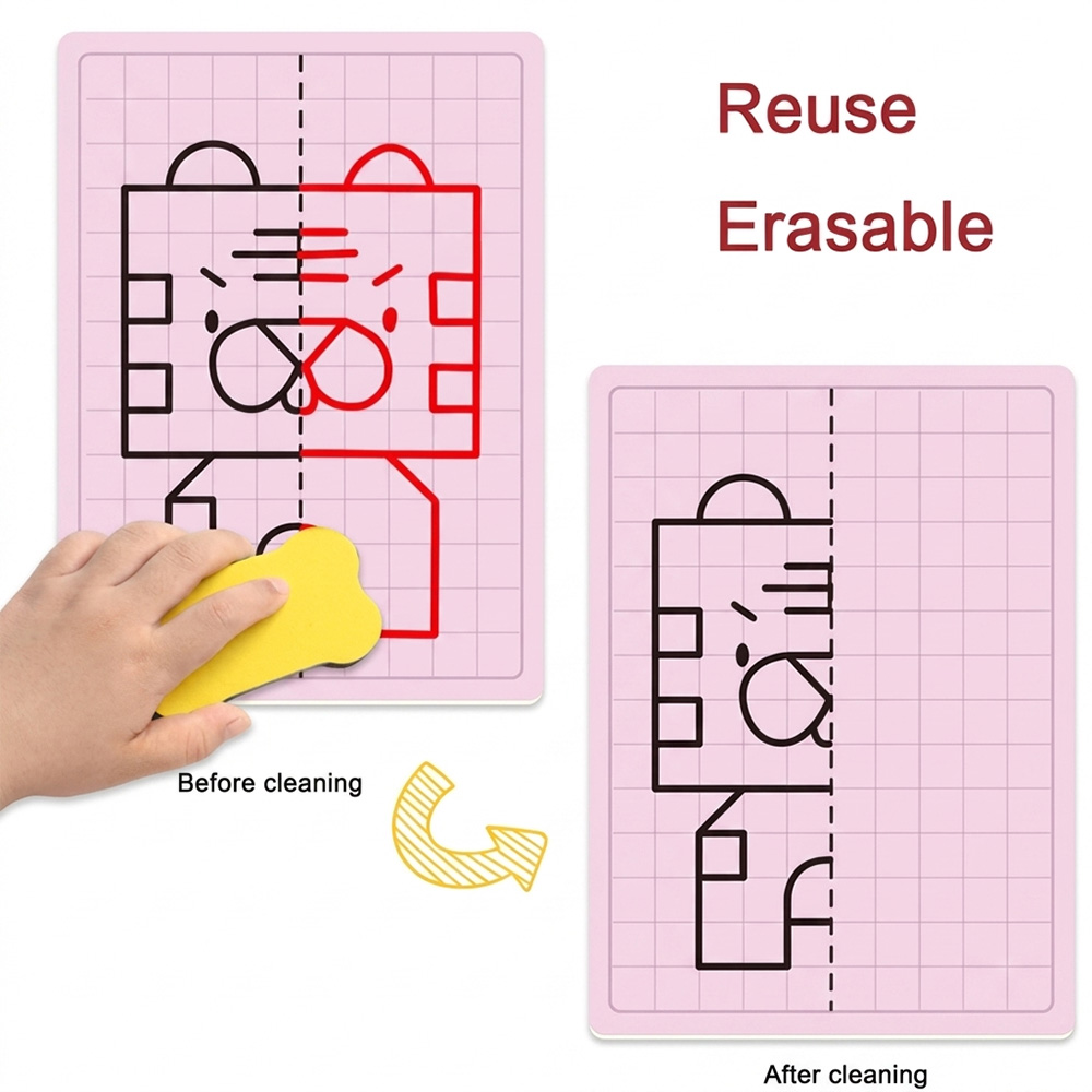 Çocuklar için Kareli Simetrik  - Learning Workbook Preschool incelemesi ve fiyatı