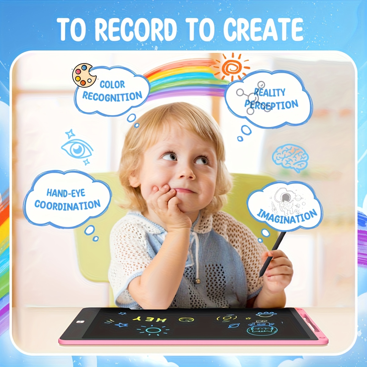 30 adet 8.5 Inç LCD Çizim Tabl - Kids Education Tablet incelemesi ve fiyatı