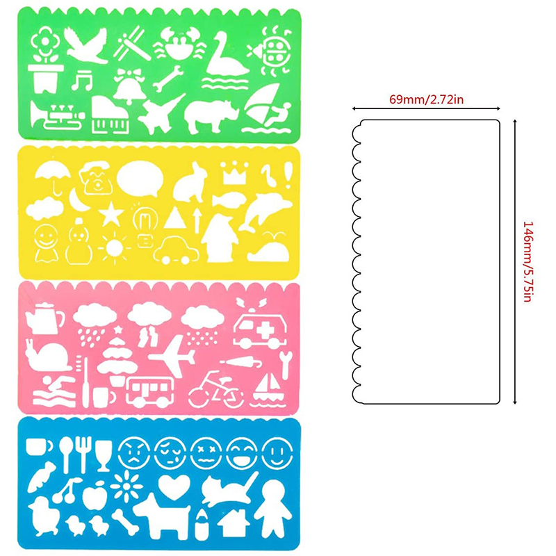 13 adet hayvan geometri Spirog - Kids Education Template incelemesi ve fiyatı