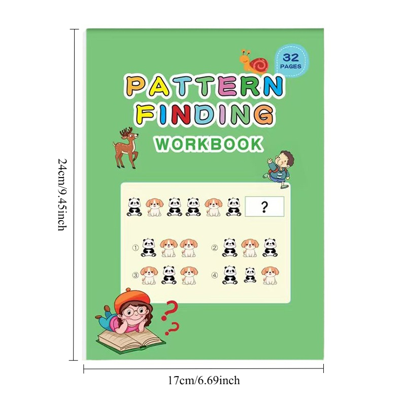 32 Sayfa Desen Bulma Çalışma K - Learning Workbook Preschool incelemesi ve fiyatı