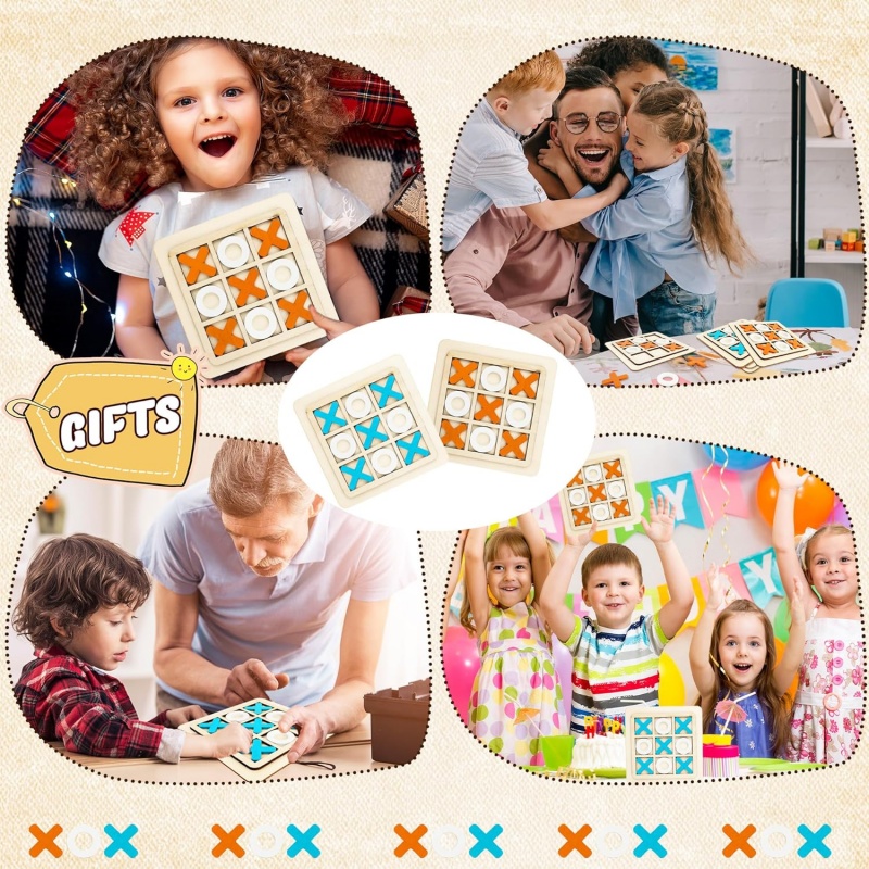 Ahşap Tic Tac Toe Oyunları Bul - Kids Education Template incelemesi ve fiyatı