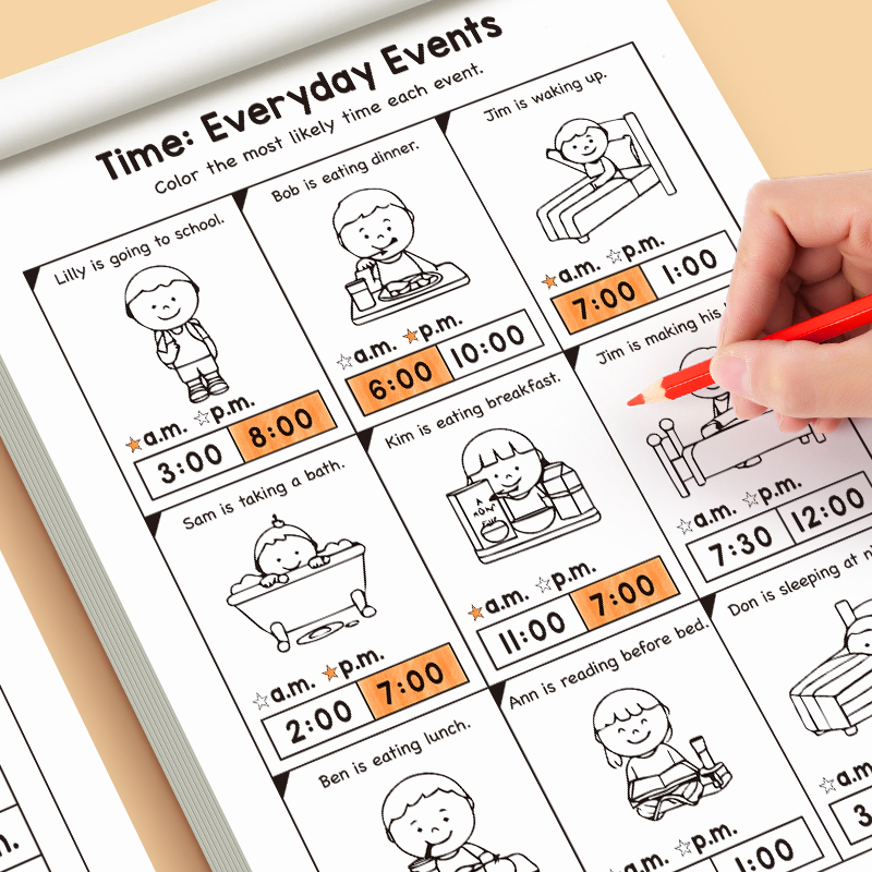 Çocuklar için Zamanı Öğrenme Ç - Learning Workbook Preschool incelemesi ve fiyatı