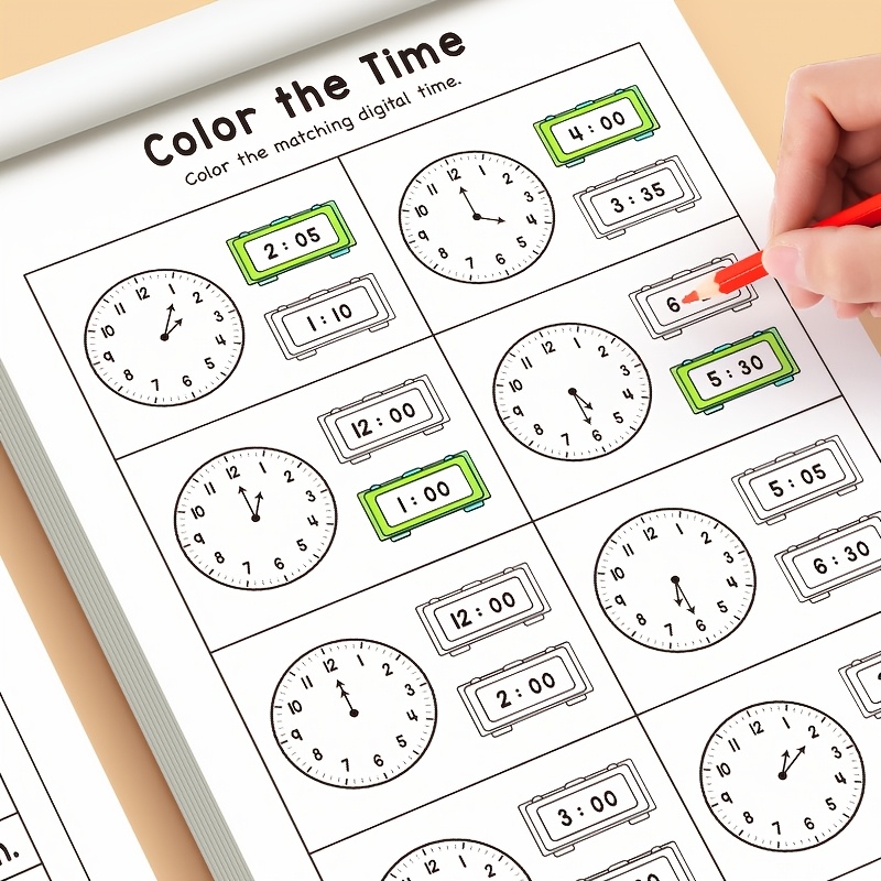 Çocuklara Saati Anlatma Pratiğ - Learning Workbook Preschool incelemesi ve fiyatı