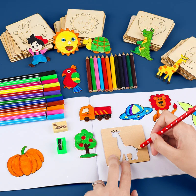 Çocuklar Çizim Oyuncaklar Mont - Kids Education Template incelemesi ve fiyatı