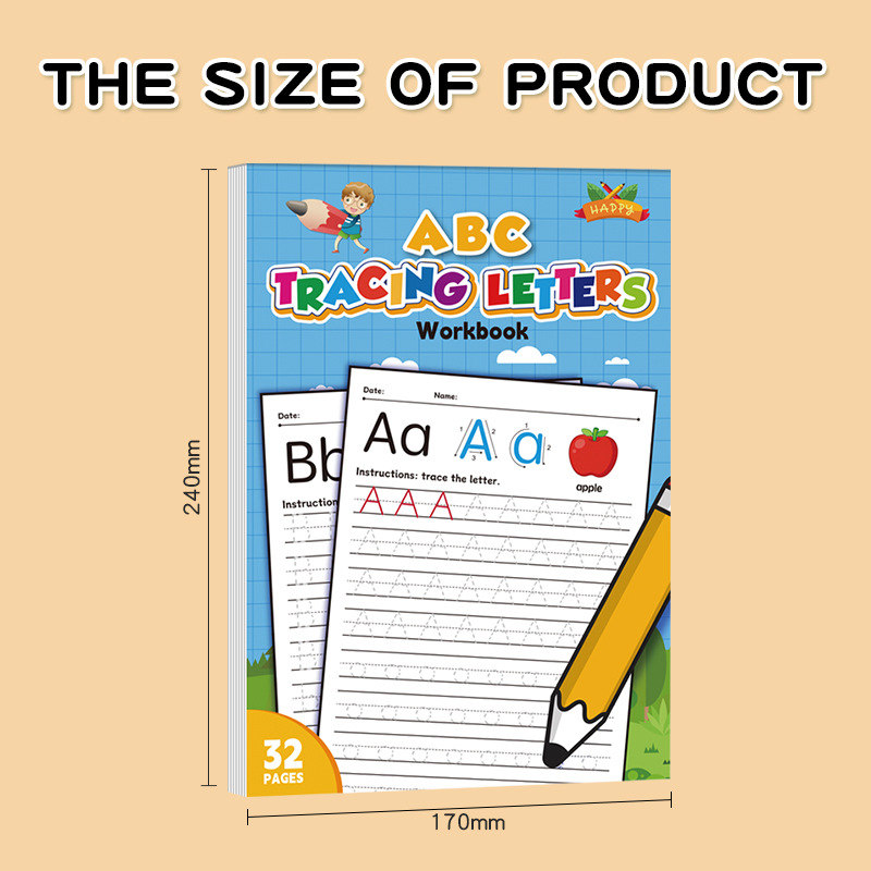 26 Alfabe İzleme Harf Çalışma  - Learning Workbook Preschool incelemesi ve fiyatı
